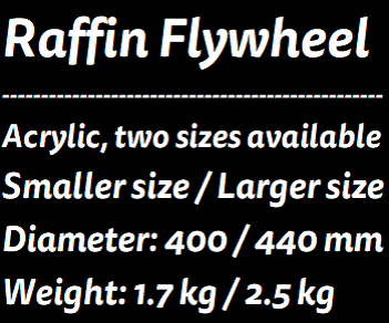 Raffin flywheel text